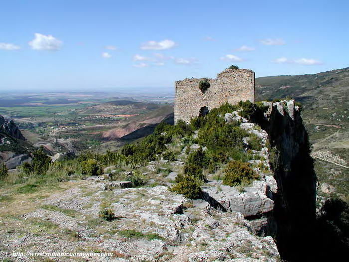 VISTA ESTE DEL MURO QUE COMPARTIMENTA EL ESPOLN